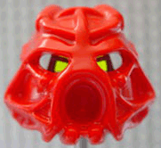 Large Figure Mask Hau Nuva in Red