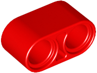 Technic Beam 1 x 2 Thick in Red