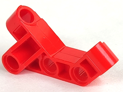 Large Figure Skeletal, Torso, Back, Beam 4 x 4 x 2 (Matoran) in Red