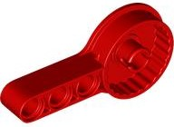 Technic Rotation Joint Disk with Pin and 3L Beam Thick in Red