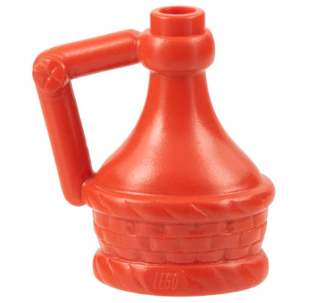 Equipment Flask with Handle in Red