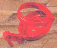 Duplo Ball Tube Cover Ring Opening with Lever in Red