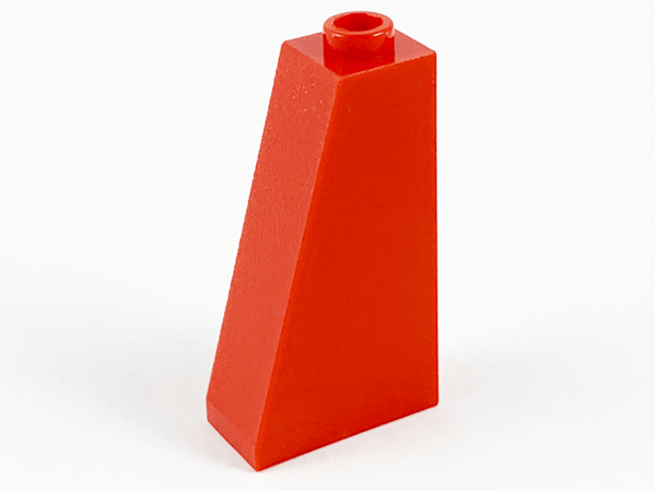 Brick Sloped 75° 2 x 1 x 3 with Open Stud in Red