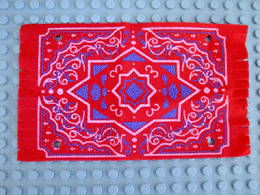Belville, Rug / Mat, Oriental 9 x 15 in Red