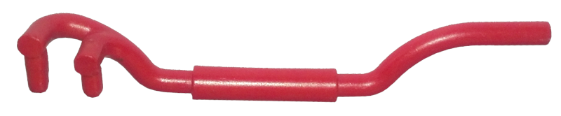 Exhaust Pipe Twin Inlet 11L Right in Red
