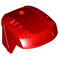Large Figure Helmet, Hockey in Red