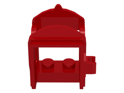 Animal / Creature Accessory, Saddle [One Clip] in Red