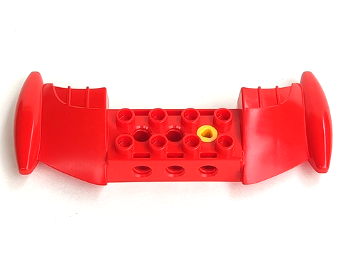 Duplo Toolo Wings with 2 x 4 Brick Center in Red
