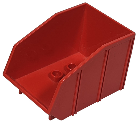 Duplo Dumper Bucket Large with Sloped End in Red