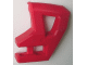 Technic Panel RC Car Flexible Bumper Left in Red