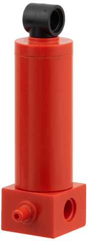 Pneumatic Cylinder with 1 Inlet Medium (48mm) in Red