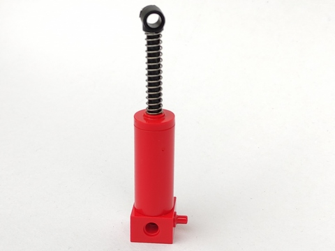 Pneumatic Pump Old Style in Red