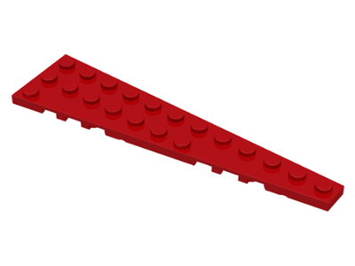 Wedge Plate 12 x 3 Right in Red