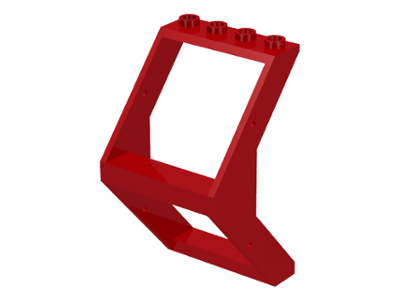 Window 4 x 4 x 6 Outward Sloping in Red