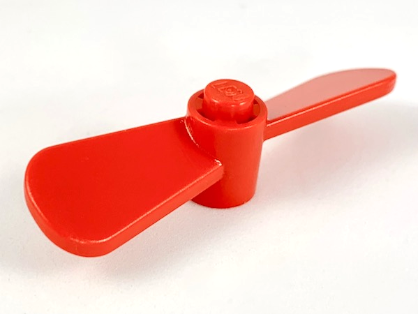 Propeller 2 Blade Twisted in Red