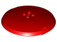 Pod, Top Cap 9 x 9 x 1 1/3 X-Pod in Red