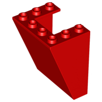 Windscreen 3 x 4 x 4 Inverted in Red