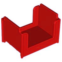 Duplo Bed, Bunk in Red