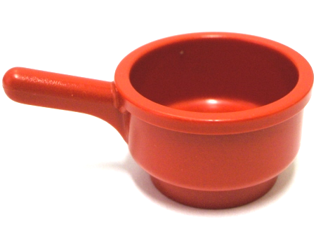Duplo Saucepan, + Bottom, Handle with Stopper in Red