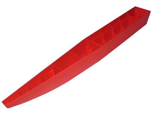 Boat Hull 48 x 6 x 4 1/3 in Red