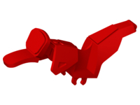 Fairing, Motorcycle, Dirt Bike in Red