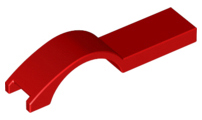 Wheel Arch, Mudguard 1 x 4 1/2 in Red