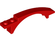 Brick Arch 8 x 1 x 1 2/3 Curved in Red