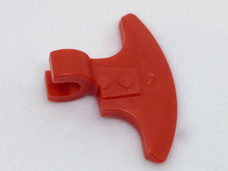 Weapon Axe Head, Clip-on (Viking) [Thick Clip] in Red