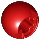 Technic Ball Joint with Through Axle Hole in Red