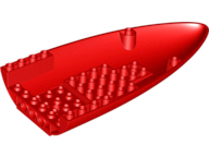 Aircraft Fuselage Curved Forward 8 x 16 Bottom in Red