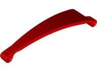 Technic Panel Curved 3 x 13 x 2 Tapered, Right #53 in Red