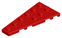 Wedge Plate 6 x 3 Left in Red