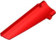 Technic Panel Fairing Long Smooth Inverted, Side A #40 in Red