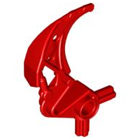Large Figure Weapon Claw, Barraki Mantax Pincer in Red