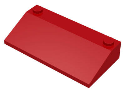 Brick Sloped 33° 3 x 6 No Inner Walls in Red