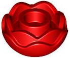 Plant, Flower, Peony Rose with 2 Layers in Red