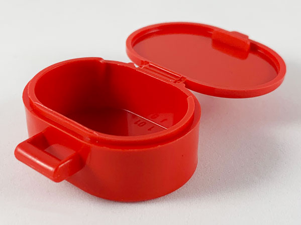 Belville / Scala, Bag / Case, Oval in Red