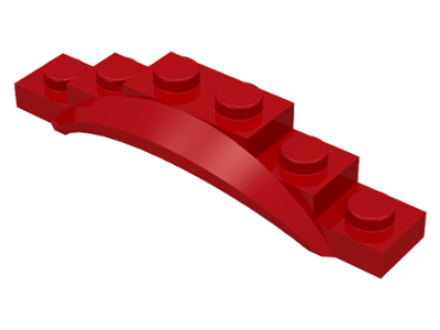 Wheel Arch, Mudguard, 1 1/2 x 6 x 1 [Arch Extended] in Red
