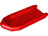 Boat / Rubber Raft / Dinghy, Large 22 x 10 x 3 in Red