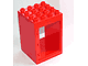 Duplo Building Door Frame / Entryway 4 x 4 x 5 in Red