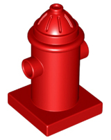 Duplo Fire Hydrant in Red