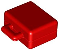 Duplo Suitcase in Red
