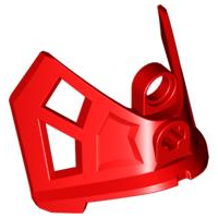 Large Figure Leg Cover, Armor, Shin / Ankle Guard in Red