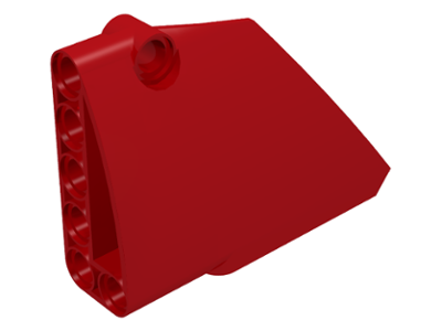 Technic Panel Fairing #13 Large Short Smooth, Side A in Red