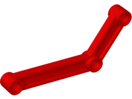 Technic Link 1 x 9 Bent (6 - 4) in Red