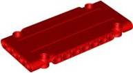 Technic Panel 5 x 11 x 1 in Red