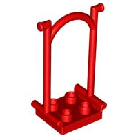Duplo Swing Seat in Red