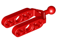 Technic Steering Knuckle Arm with Ball Joint in Red