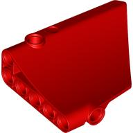 Technic Panel Fairing #43 5 x 7, Side B Inverted in Red