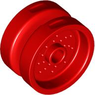 Wheel 18 x 12 with Pin Hole and Stud in Red